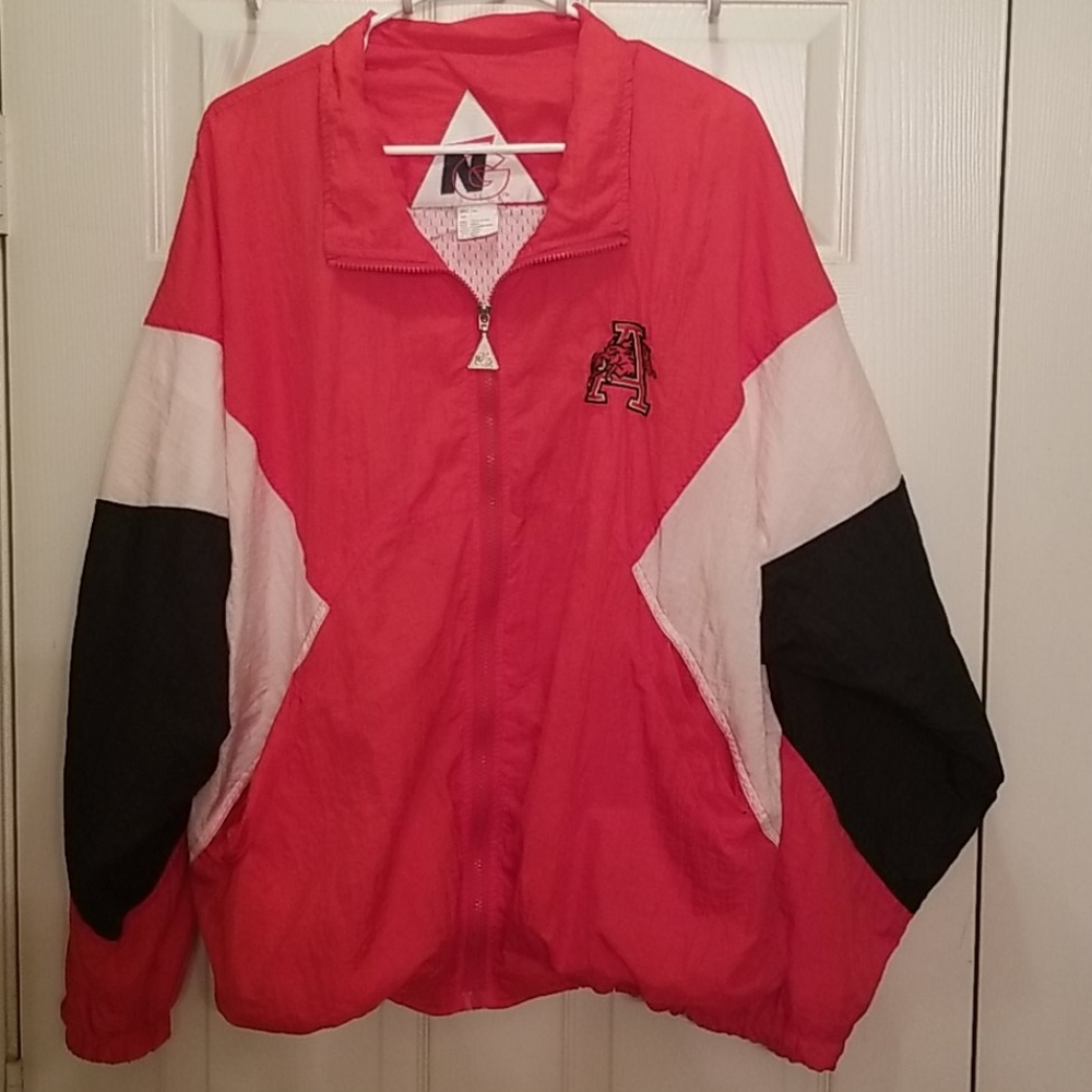 NICE Vintage NG Arkansas Razorbacks windbreaker